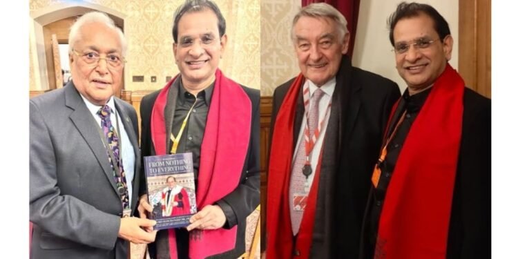 Film Producer Vinod Bachchan Honored at the House of Lords, UK Parliament