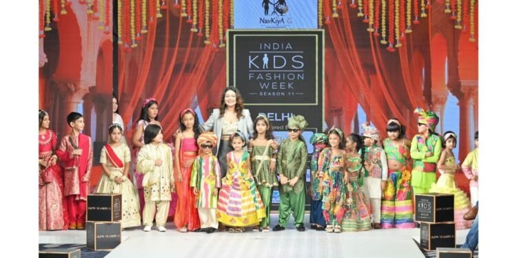 Designer NAVKIYA G Brings Vibrant Designs to Life at India Kids Fashion Week Season 11, Delhi