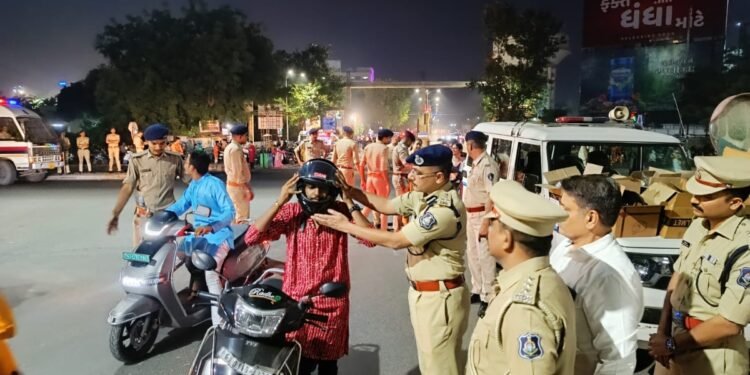 Clear Premium Water and Ahmedabad Police join to promote road safety with a helmet distribution drive