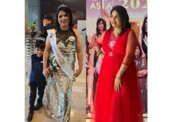 Renu Mandalia crowned Mrs. Glowing Skin at Mrs. India Asia 2024 by Fashion Meraki
