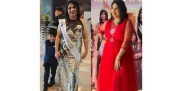 Renu Mandalia crowned Mrs. Glowing Skin at Mrs. India Asia 2024 by Fashion Meraki