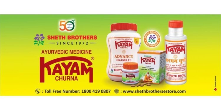Sheth Brothers Introduces Kiku Sharda as Brand Ambassador for Kayam Churna/Tablet/Granule Brand