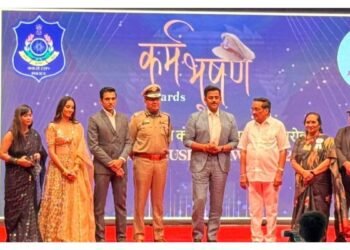 Surat Police Officers Honored with Karma Bhushan Awards at Star-Studded Ceremony