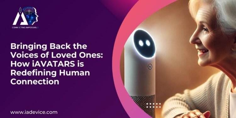 Bringing Back the Voices of Loved Ones: iAVATARS Redefines Human Connection with AI