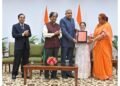Vice President Jagdeep Dhankar Presents the 25th Lal Bahadur Shastri National Award to Rajashree Birla