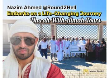 Nazim Ahmed of Round2Hell Embarks on a Life-Changing Journey UmrahWithAimahTours