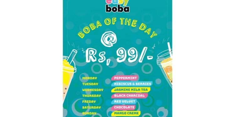 Easy Boba Introduces “Boba of the Day” at Andheri and Bandra Outlets: A Pocket-Friendly Delight for All