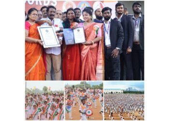 Nobel World Record for Anti-Drugs, Road Safety and Child Protection on October 2 at Vellore, Tamil Nadu