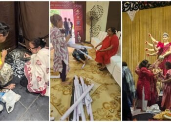 Bombay Durga Bari Samiti Prepares for the Grand Opening of Durga Puja Celebrations