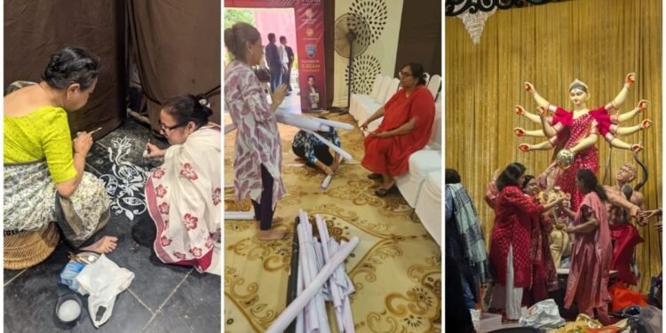Bombay Durga Bari Samiti Prepares for the Grand Opening of Durga Puja Celebrations