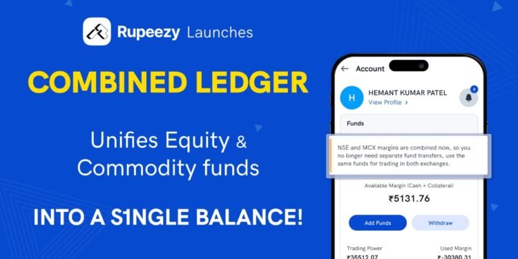 Rupeezy Launches ‘Combined Ledger’ Feature to Transform the Trading Experience