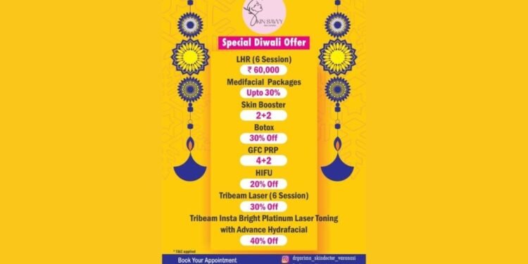 Glow This Diwali with Exclusive Skincare Discounts and Advanced Treatments at Skin Savvy Clinic