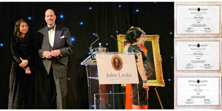 Ishita Pandey Makes India Proud At John Locke Essay Prize Ceremony In London