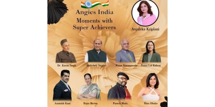 Angie’s India Launches ‘Celebrating Achievers to the Nation’ – A Show Honoring India’s Luminaries
