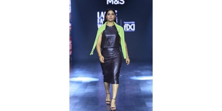 Marks and Spencer Makes Its Debut with Big Autumn Energy at Lakme Fashion Week x FDCI in New Delhi