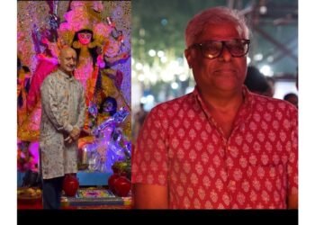 Anupam Kher and Ashish Vidyarthi Join the Festive Spirit at Bhoomi Park Durgotsab, Mumbai