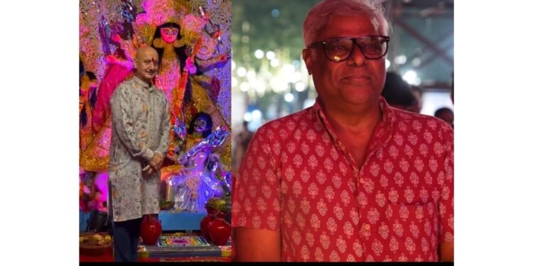 Anupam Kher and Ashish Vidyarthi Join the Festive Spirit at Bhoomi Park Durgotsab, Mumbai