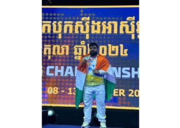 Sudhir Saxena Wins Bronze Medal for India at the Asian Kickboxing Championships