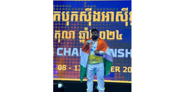 Sudhir Saxena Wins Bronze Medal for India at the Asian Kickboxing Championships