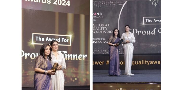 Prity Kumar of Alphard Group Wins ‘Women of Impact’ Award at National Quality Awards 2024