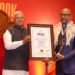 Madhya Pradesh Governor Hon. Shri Mangubhai C. Patel bestowed the World Book of Records Certificates in Indore
