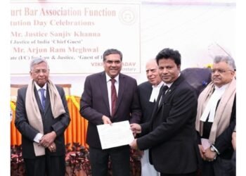 Dr. Amar Shahabuddin Mulla Honored on Constitution Day for Legal Contributions