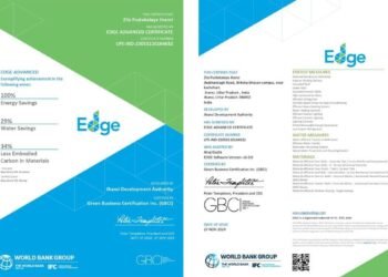 Jhansi Library by BOOTES achieves Global EDGE Certification from IFC after record-breaking 90-Day construction