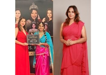 Neera Sharma won the title of Timeless Beauty at Marvellous Mrs India Beauty Pageant 2024