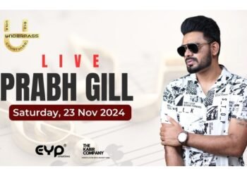 Prabh Gill to Perform Live at Underpass Club on 23rd November 2024 – Book Your Tickets Now