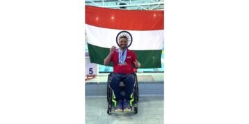 Shams Aalam to Compete as First Swimmer with Paraplegia at 14th National Takshila Event