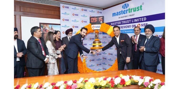 Master Trust Limited Announces Its Listing on the National Stock Exchange Today