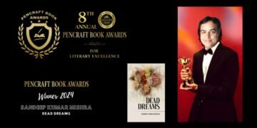 Sandeep Kumar Mishra’s Dead Dreams Wins Prestigious 8th Annual PenCraft Book Award in USA