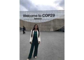 Change Maker and Climate Reality Leader Varsha Rajkhowa at COP 29 in Baku Azerbaijan