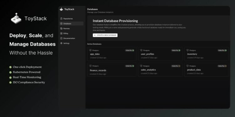 Effortless PostgreSQL Database Management with ToyStack