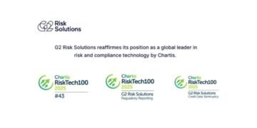 G2 Risk Solutions (Fintellix) Recognized as a Category Leader in Chartis RiskTech Quadrant 2024
