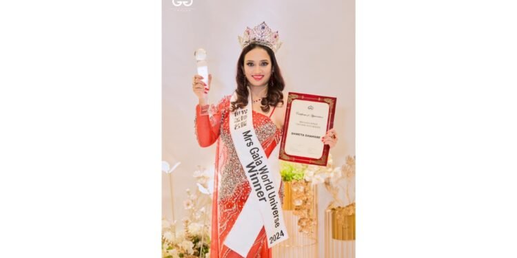 Nagpur’s Shweta Shahare Wins Mrs. GAIA World Universe Crown in Malaysia