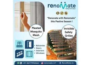 Renomate.in: Hyderabad’s Leader in Invisible Grills, Mosquito Meshes, and Aluminum System Windows