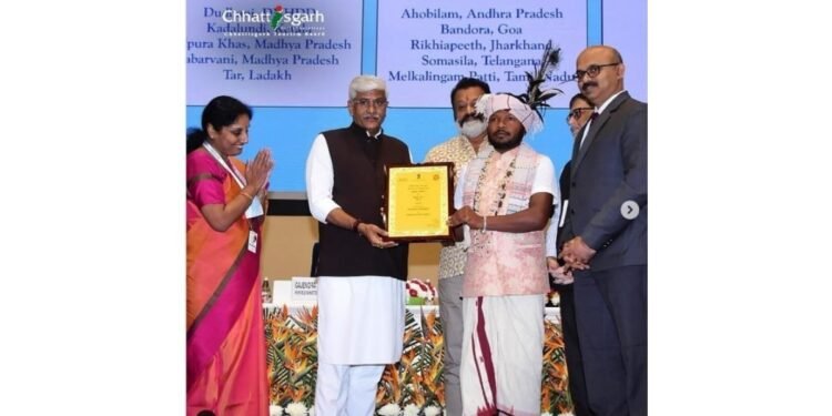 Anbalagan P IAS Chhattisgarh -“Two villages from bastar were awarded by the Gov of India”