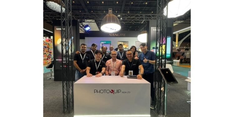 Photoquip’s Nanlite and Nanlux Lighting Captivate at Broadcast India Show 2024