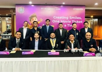 The ‘Let’s Go to Cinepolis’ screening was organized by Round Table India Area 5