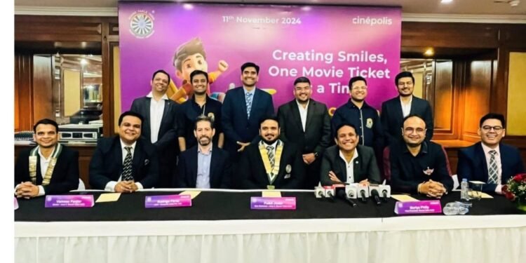 The ‘Let’s Go to Cinepolis’ screening was organized by Round Table India Area 5