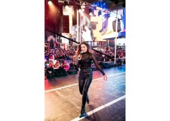 Shannon K Lights Up Times Square with a Historic Diwali Performance