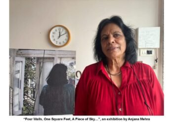 Four Walls One Square Feet A Piece of Sky Art Exhibition by Anjana Mehra
