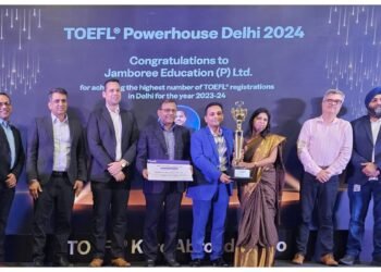 Jamboree Education Honored by ETS with the TOEFL Powerhouse Delhi 2024 Award
