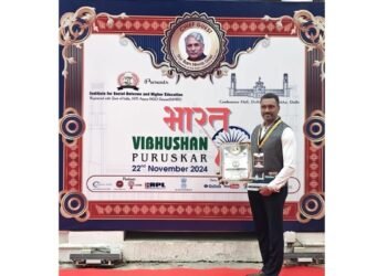 Renowned Social Activist Dr. Binu Varghese Honored with Prestigious – Bharat Vibhushan Puraskar