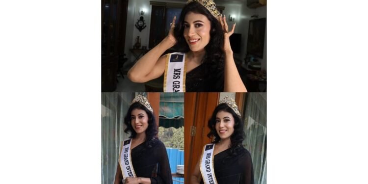Payel Chatterjee won the title of First Runner Up 2024 At Mrs Grand International Beauty Pageant 2024