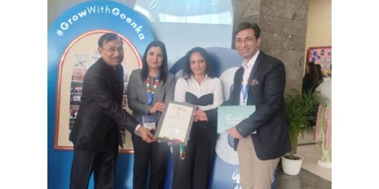 GD Goenka La Petite Rohini Wins Gayatri Devi Goenka Excellence Award