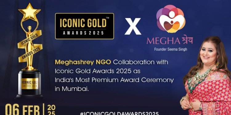 MeghaShrey NGO Joins as a Collaborator with Iconic Gold Awards 2025