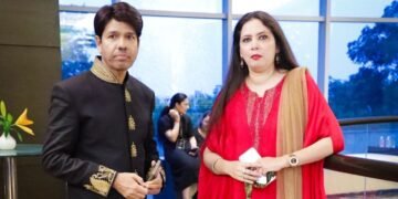 Royal Family of Hyderabad Kin Sahebzadi Maheen Rahman design Khada Dupatta for Times Fashion Week