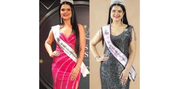 Nanditha Chauhan Crowned the Winner of Mrs. Maharashtra 2024